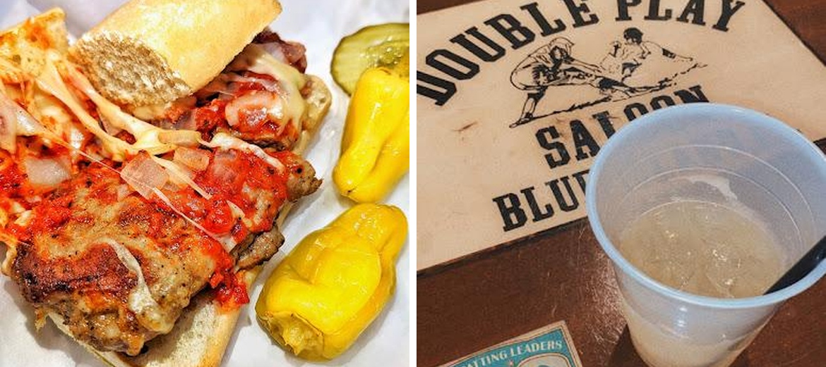 Double Play Saloon Menu