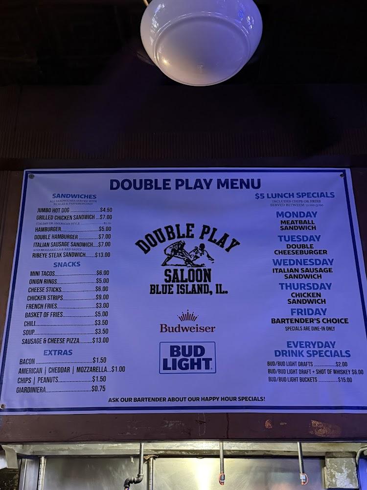 Double Play Saloon Menu image 1