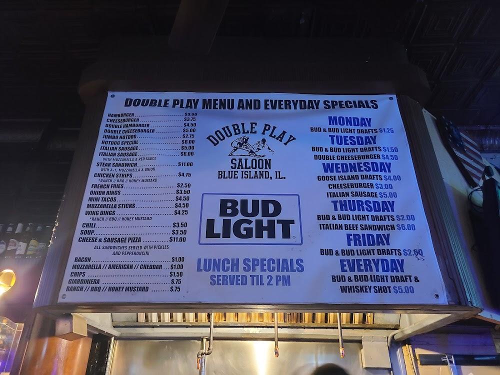 Double Play Saloon Menu image 2